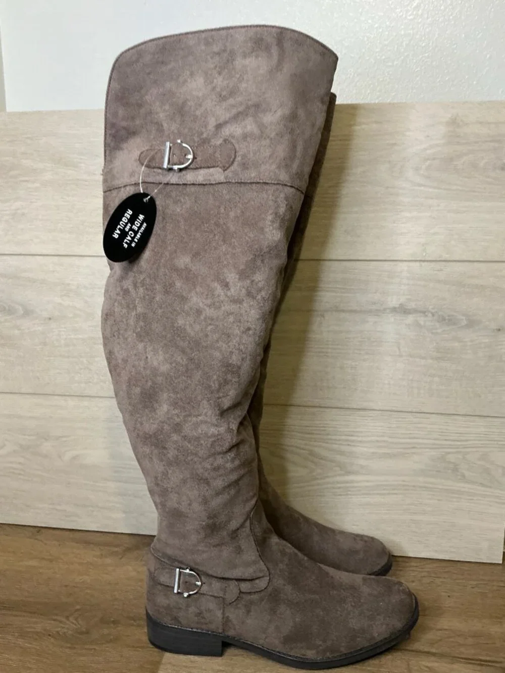 American Rag Wide Calf  Aadarra Suede Over Knee Boots 9